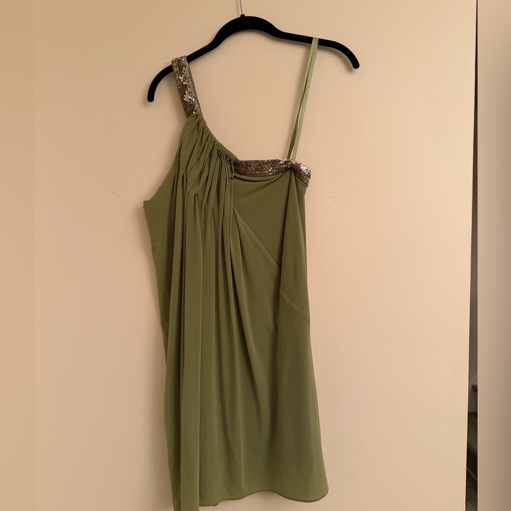 BCBGMaxAzria Sage Green dress